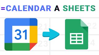 Exportar CALENDARIO hacia GOOGLE SHEETS [upl. by Archaimbaud]