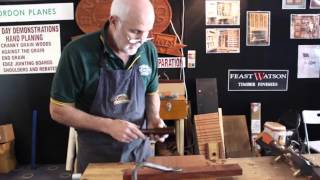 Making a sliding dovetail with the moving fillister amp side rebate plane [upl. by Klarika]