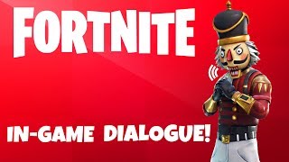 FORTNITE CRACKSHOTS VOICE ingame dialogue [upl. by Miguel412]