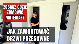 Jak Zamontować Drzwi Przesuwne [upl. by Dyob]