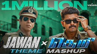 JAWAN X THERI  MASHUP ♦ ft Shah Rukh Khan Thalapathy Vijay [upl. by Rosabel]