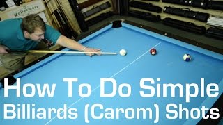 How to do a Simple Billiards Carom Shots [upl. by Leid]