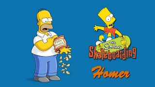 All Homer Simpson Voice Clips • The Simpsons Skateboarding Game • All Voice Lines • Funny • 2003 [upl. by Roma586]