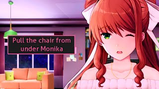 Pulling Monika From Her Chair  quotMonika After Storyquot DDLC Mod [upl. by Notgnirrac107]