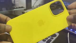 Apple iPhone Silicon Cases Yellow amp Blue for Pro Max  After Use Longterm [upl. by Laresa]