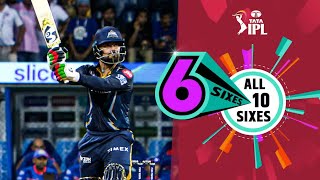 Rashid Khan 10 Sixes VS MI GT Vs MI IPL 2023 cricket [upl. by Teuton]