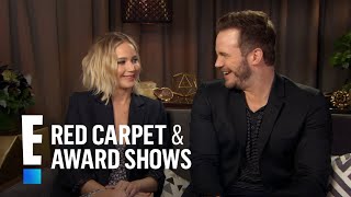 Jennifer Lawrence and Chris Pratts Totally Awkward Interview  E Red Carpet amp Award Shows [upl. by Dennison204]