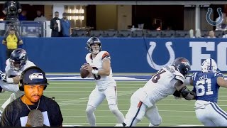 BigR reacts To Every Bo Nix Throw and Run Denver Broncos vs Indianapolis Colts Highlights [upl. by Notyad]