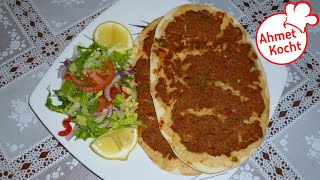 Rezept Lahmacun  Ahmet Kocht  türkisch kochen  Folge 29 [upl. by Ruff]