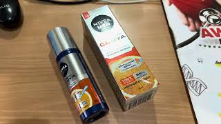 Nivea MEN Extra Bright CampHYA Age Defense Vitamin Serum Anti Dark Spot nivea men Camphya [upl. by Ng863]