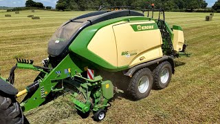 CUSTOMER REVIEW Krone Big Pack 1290 HDP VC large square baler [upl. by Vergne841]