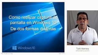 Captura de pantalla windows10 [upl. by Nelram]