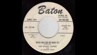 Storey Sisters  Which Way Did My Heart Go Baton 255 1958 [upl. by Deland]