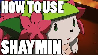 Pokémon How To Use Shaymin Shaymin Moveset  Pokemon Omega Ruby and Alpha Sapphire  XampY Guide [upl. by Ayotnom556]