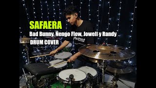 Safaera  Bad Bunny x Jowell amp Randy x Ñengo Flow  Drum Cover batería  William RC [upl. by Ekeiram]