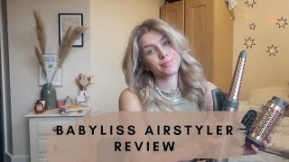 DIY Blowdry Babyliss Airstyler 1000 Review  Dyson airwrap dupe [upl. by Yran316]