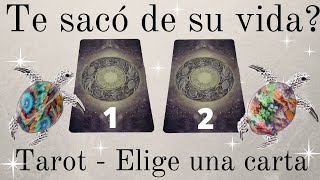 ME SACO DE SU VIDA COMO SE SIENTE❓ PIENSA VOLVER❓ TAROT INTERACTIVO 💘 ELIGE UNA CARTA 💘 [upl. by Siroval]