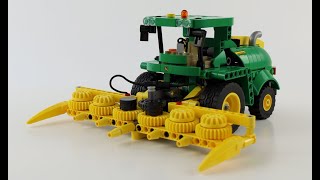 LEGO 42168 John Deere 9700 Forage Harvester speed build [upl. by Alebasi]