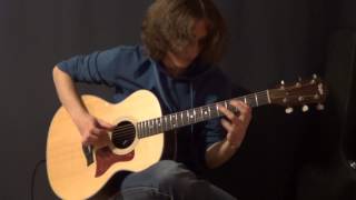 Boogie Shred  Percussive Acoustic Guitar Mike Dawes cover [upl. by Ching]