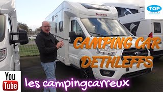 CAMPING CAR SUPERBE  DETHLEFFS 7055 DBL [upl. by Adnawed]