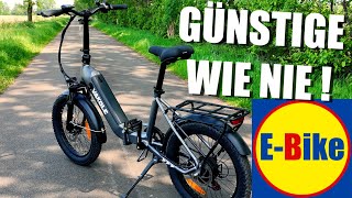 Lild Preis bei VAKOLE EBike 20 Zoll Tiefeinsteiger Klapprad EBike Test [upl. by Ahsieken]