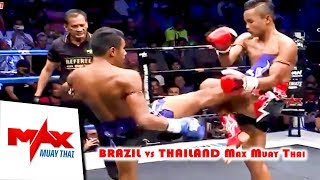 BRAZIL vs THAILAND Walter Goncalves VS Chalampetch Pojseemummuang Max Muay Thai [upl. by Tibbitts]