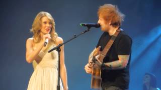 Taylor Swift amp Ed Sheeran  I See Fire Live in Berlin 020714 [upl. by Grosvenor664]