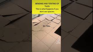 Use of spacers is a must for tiles installation [upl. by Atalee405]