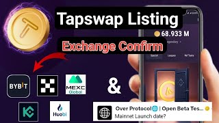 tapswap date du listing et éléments clés pour être éligible au airdrop 🙀🙀🙀 [upl. by Kermit819]