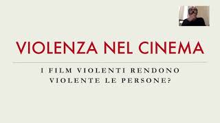 I FILM VIOLENTI RENDONO VIOLENTE LE PERSONE  Conferenza [upl. by Assilana345]