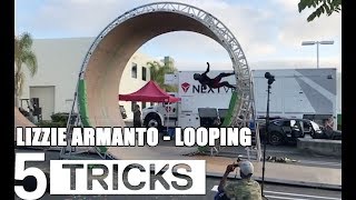 5 TRICKS  WORLD FIRST  le LOOP de LIZZIE ARMANTO [upl. by Itsrik]