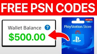 How to Get FREE 500 CODE on PS4PS5 [upl. by Swaine130]