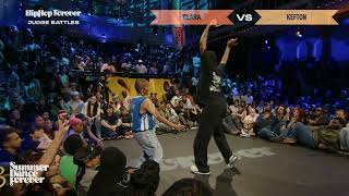 Clara vs Kefton JUDGE BATTLE Hiphop Forever  Summer Dance Forever 2024 [upl. by Yaned]