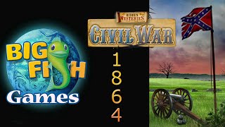 Mac Games  HIDDEN MYSTERIES Civil War Level 4  1864  Big Fish Games Walkthrough No Commentary [upl. by Norene244]