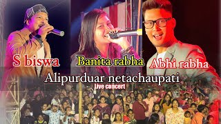 S biswa Abhi And Banita live show orchestra Alipurduar netachaupati AbhiRabha5M [upl. by Nnylyt]