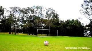 Outside of foot Free Kick curving swerving  Soccer Football [upl. by Atteyek]