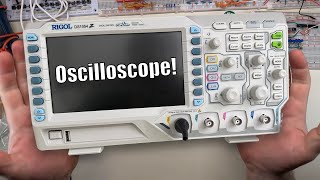 Learning how to use my Rigol DS1054Z oscilloscope [upl. by Atteynod]