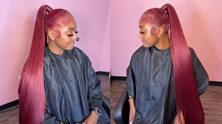 HOW TO MID PONYTAIL [upl. by Tyra]