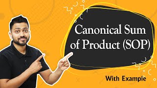 Canonical Sum of Product SOP with example [upl. by Azne]