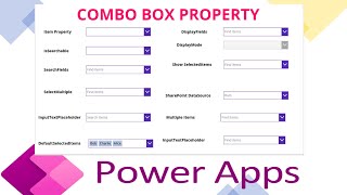 Powerapps Combobox Control  Hindi [upl. by Hsirehc]