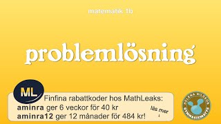 1b 342 problemlösning [upl. by Briano]