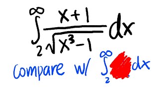 Comparison Theorem for Improper Integral my calculus 2 exam problem [upl. by Rania274]