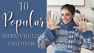 10 Popular Sherwin Williams Paint Colors To Know [upl. by Barcus]