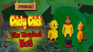 Chicky Chick and Magical Hat I Episode  1 3D Cartoon Chickychickofficial I subtitles [upl. by Stanislaus948]