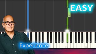 Ludovico Einaudi  Experience EASY Piano Tutorial [upl. by Okir]