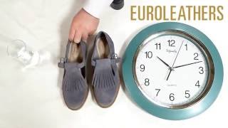 Euroleathers Ltd  How to waterproof your shoes with Collonil Carbon Pro [upl. by Enair932]