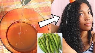 DIY Gel de Gombo pour les Cheveux  Ma Recette de Salade de Gombos [upl. by Adalie629]