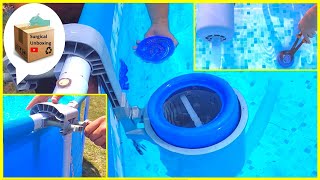 Pool Surface Skimmer Installation Bestway Flowclear [upl. by Funch]