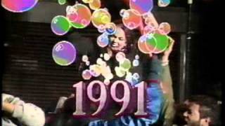 New Years Eve at Times Square  1990 to 1991  from CBS [upl. by Ahsiam741]