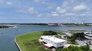 Drone flyover Duke Marine Labs Campus [upl. by Barty686]